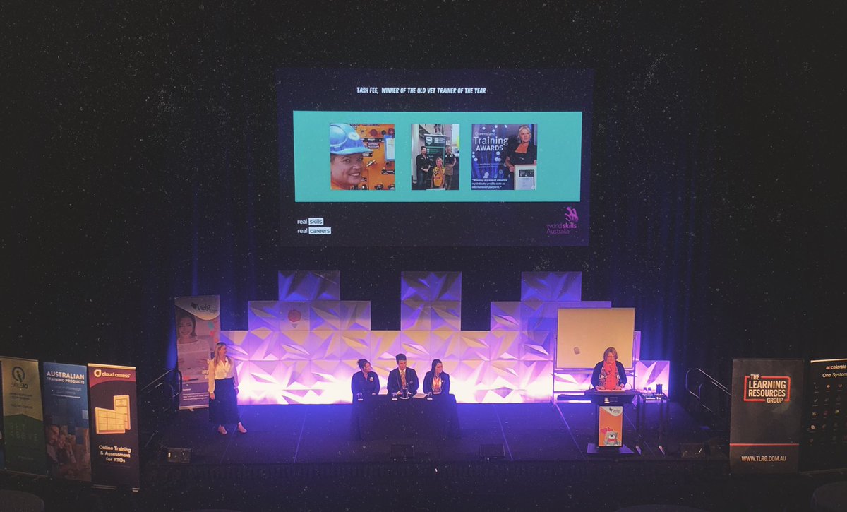 CaityRyan_'s tweet photo. @WorldSkills_AU kicking off a Day 2 Welcome with an awesome overview and insight into the Skillaroos and their amazing accomplishments in Kazan. #2019NVC https://t.co/e5DDbbEqLG