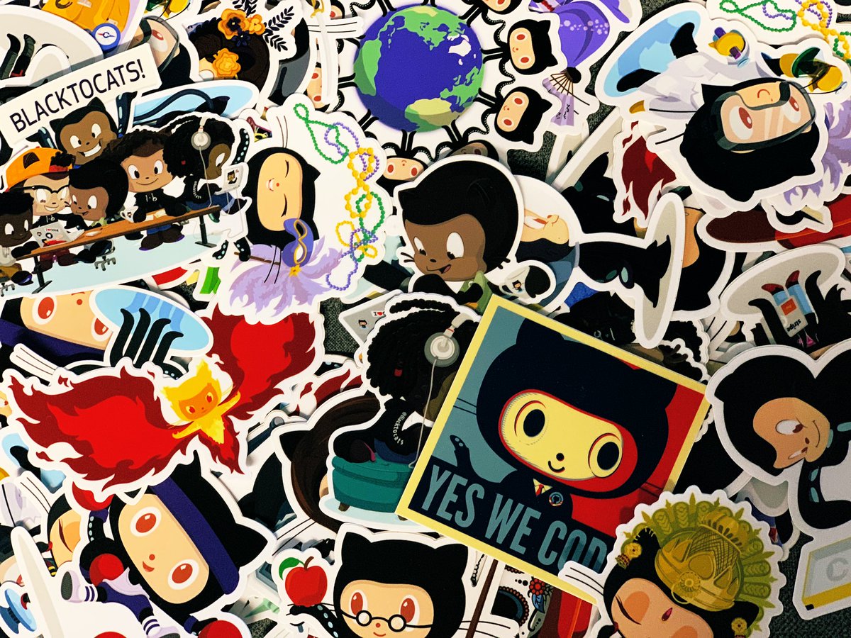 namedotcom's tweet photo. A dream job must be working in @githubโs sticker division because apparently they have one. #packagereceived #stickershock https://t.co/tRoLkkth6S