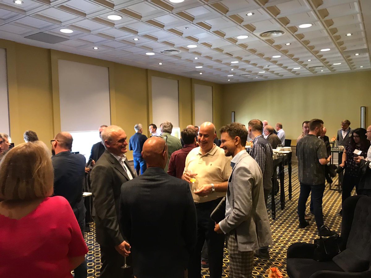 AWSforMedia's tweet photo. Kicking off @IBCShow learning &amp; networking at our annual Channel Partner Forum. Here’s to a successful show for all our partners! #IBC2019 https://t.co/KQkQ8cV4qH