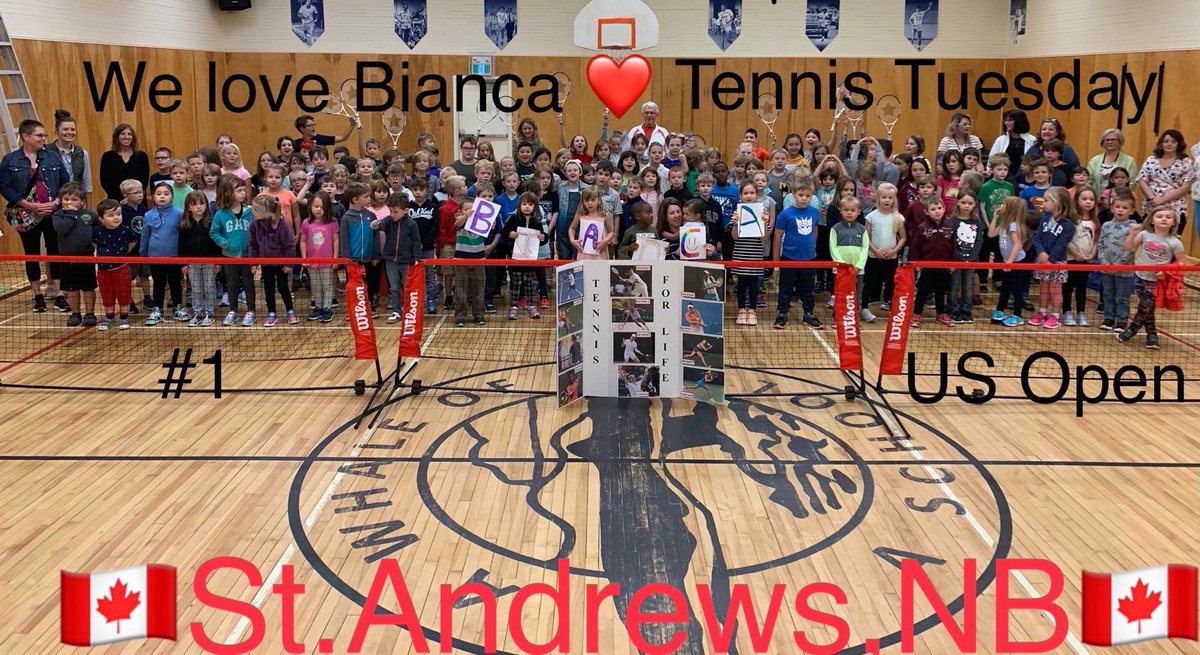 Congratulations from Saint Andrews, NB.Thanks Coach Womba and Mr. G for teaching us how to play like Bianca!