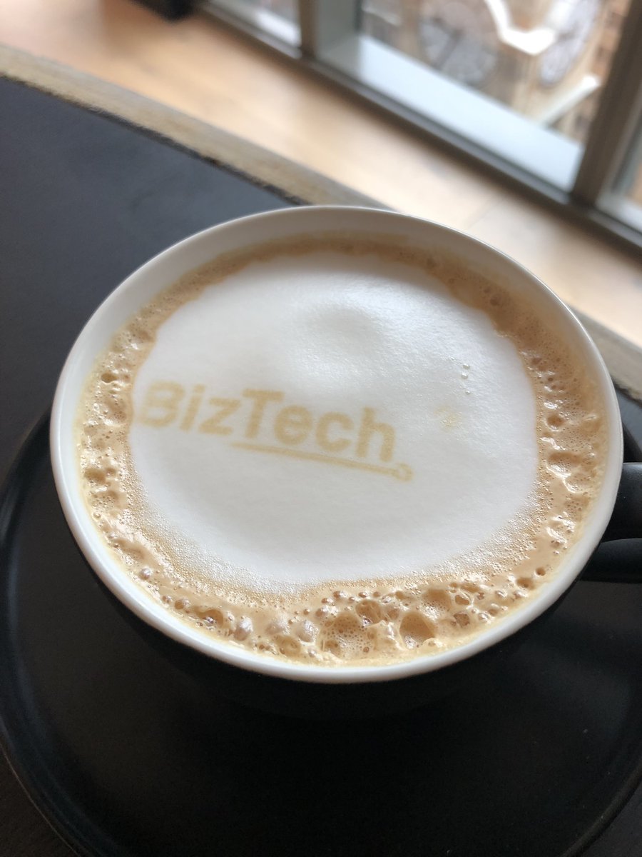 BiztechES's tweet photo. Biztech coffee thanks to Microsoft Australia! https://t.co/M6KU4FDQdo