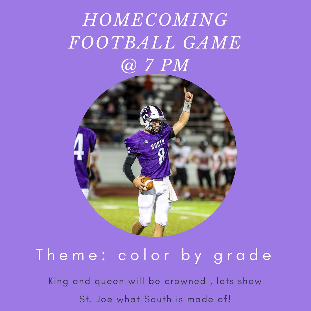 TOMORROW IS THE DAY! Get ready for a jam packed, fun, and spirited day! Make sure to dress in your grade’s color for a better chance to win the spirit stick! We hope you’ve had fun this week and let’s keep the fun going into tomorrow’s events! #phshoco19