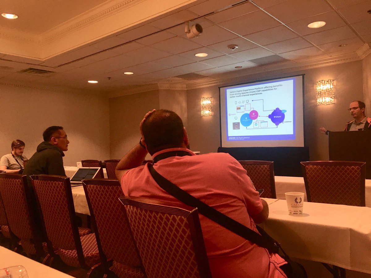 elieauvray's tweet photo. when customer data meets customer segmentation and personalization on website and PWA. Realtime. by @sergehuber with #apacheunomi @ApacheCon https://t.co/vhAOgcl3DF