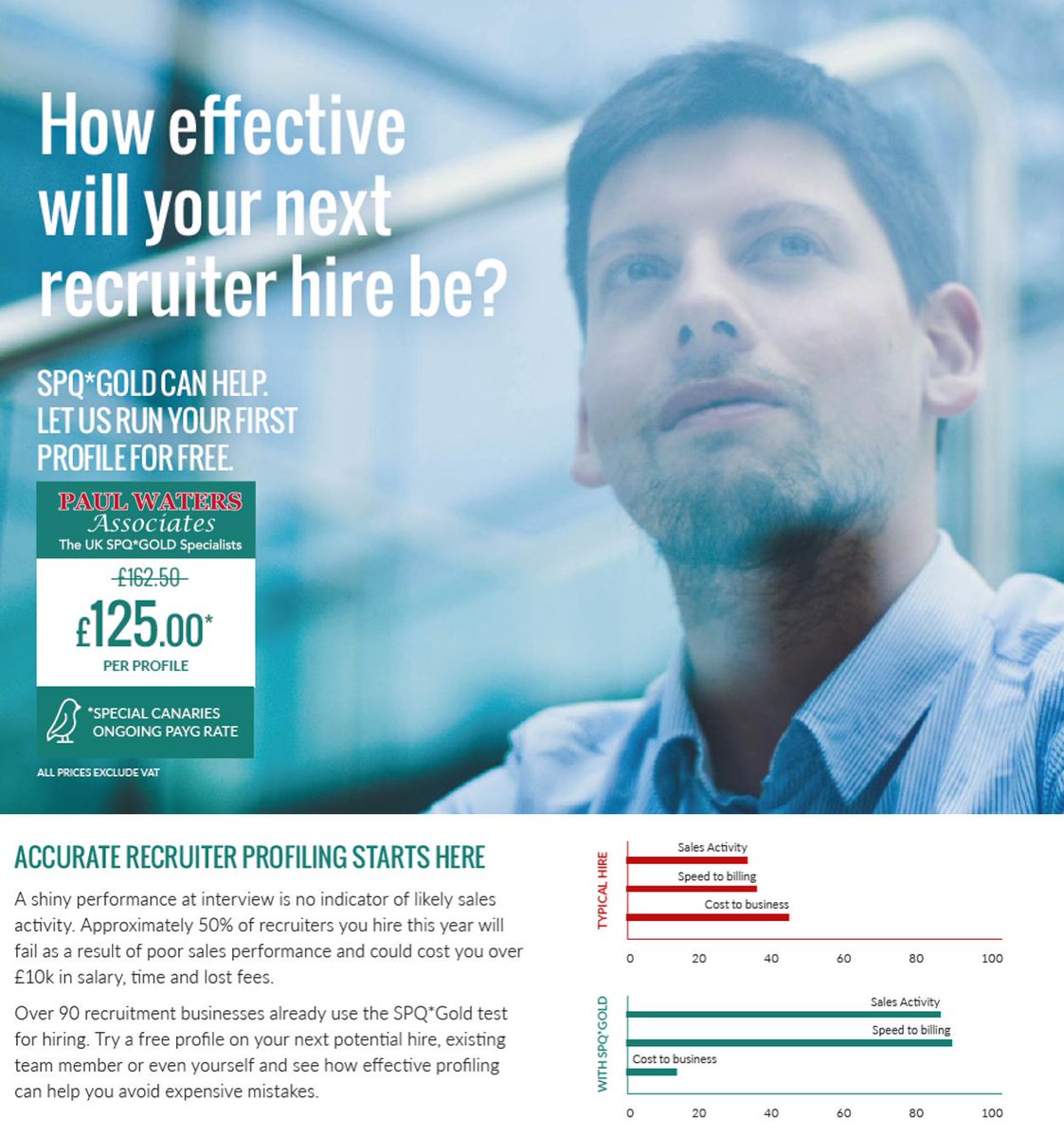 RecCanaries's tweet photo. With over 90% of recruitment businesses using SPQ*Gold psychometric test, including the Canaries founders VIQU and Niyaa People it's worth finding out the effect it could have on your business - get in touch to find out more.

#Recruitment https://t.co/rMaYLWYGDp