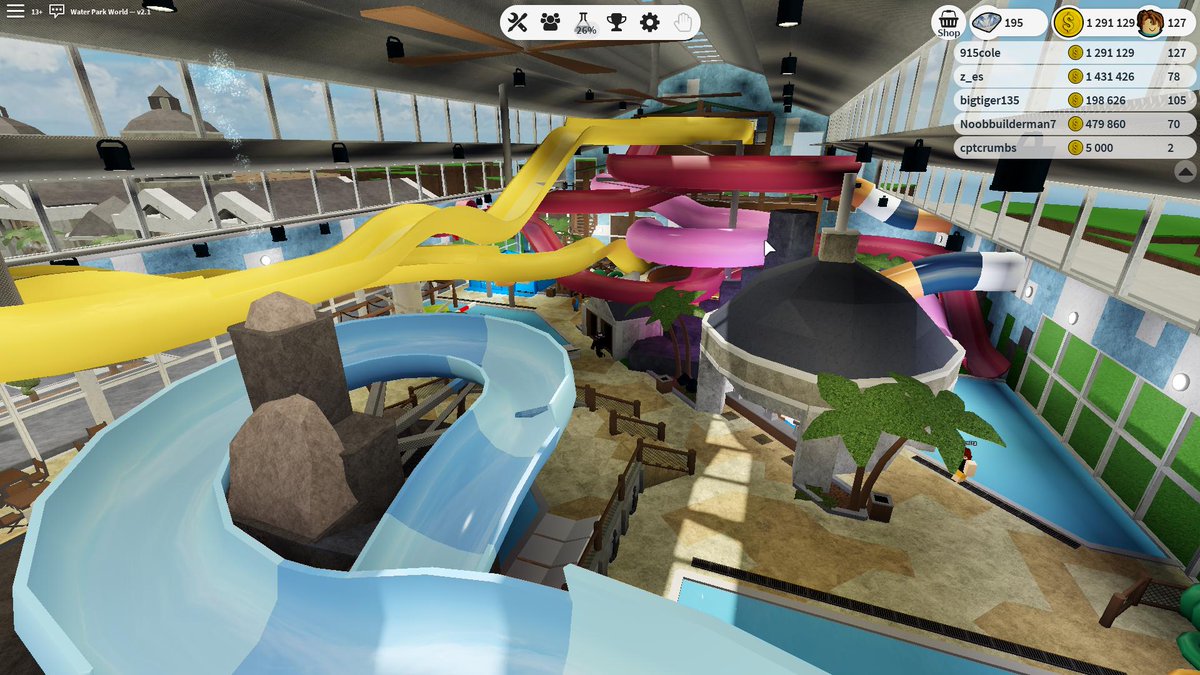 Dennis Dennisrblx Twitter - roblox water park world