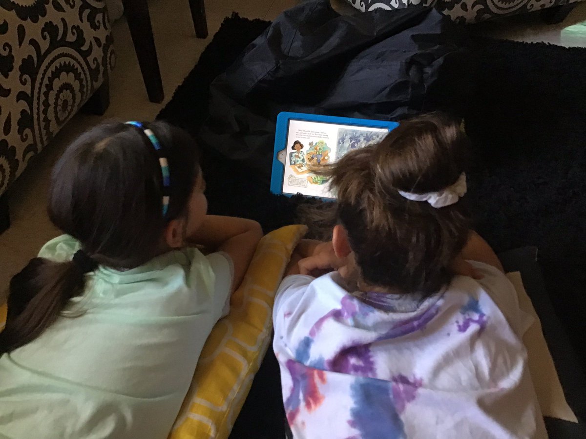 Hot afternoons 🥵call for shared reading ❤️📚on @EpicKidsBooks