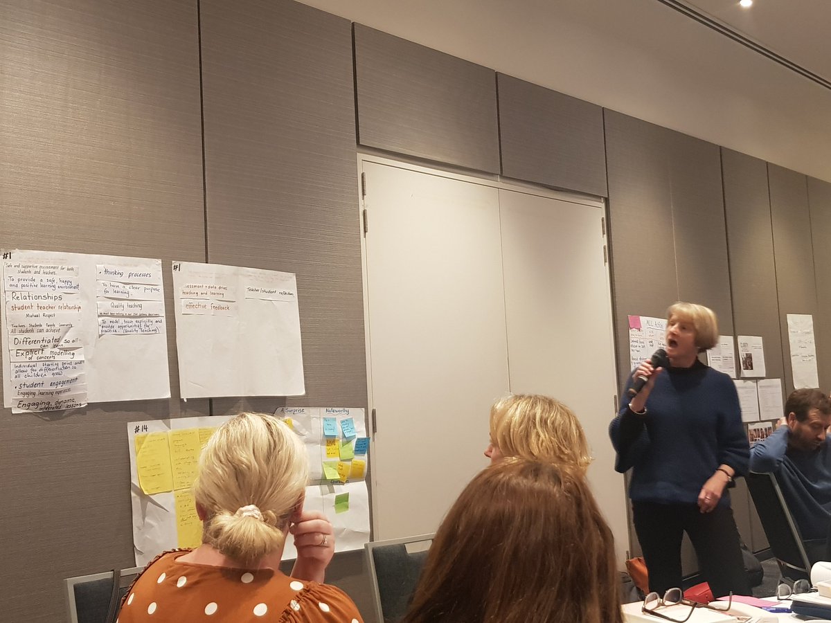 ejpa132's tweet photo. Many examples of the collaborative strategies that have been implemented in schools @CEWaggaWagga being shared with us this morning @LynSharratt #14parameters #systemsthinking https://t.co/7lzevlcYAf