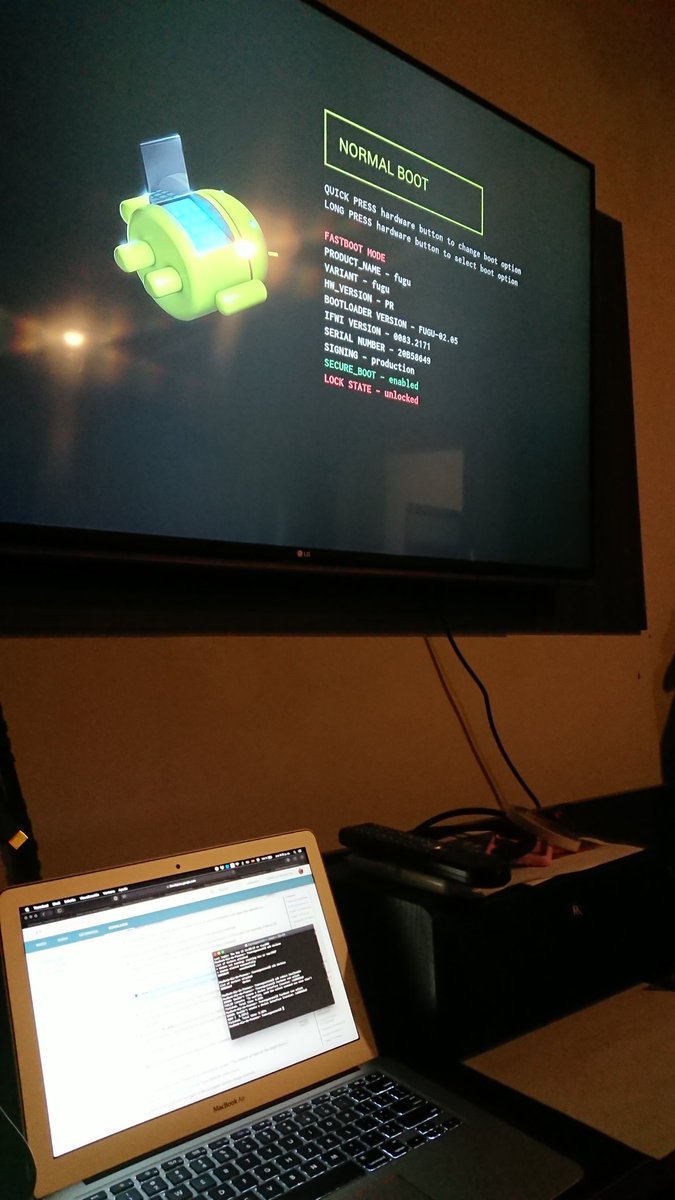 FrancoGuerzoni's tweet image. Flashing... 🙄 #AndroidTV #NexusPlayer