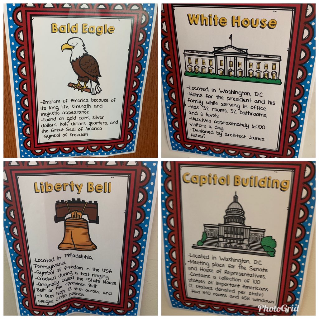 Ms. Nguyen infused a civics lesson into her instruction by having her students walk the room to discuss and learn about key symbols and historical buildings in or country! <a href="/OmahaPubSchool/">Omaha Public Schools</a>