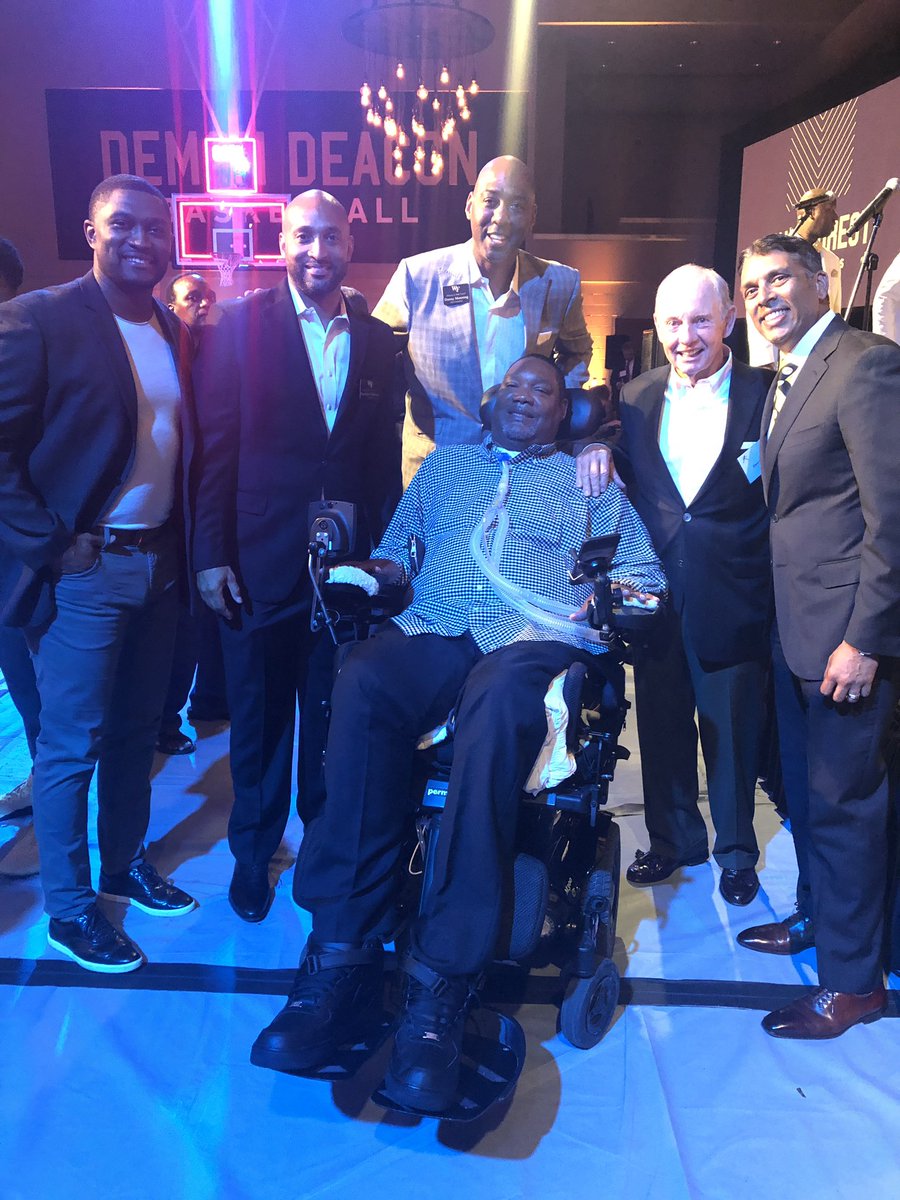WakeMBB's tweet photo. Great to see a few familiar faces on such a legendary night!  Congrats @MitShahNoble!!

#OnceADeacAlwaysADeac 🎩🏀 https://t.co/ABMyPRrU9b