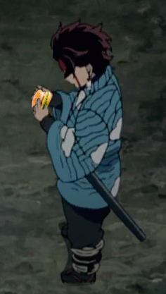 nattnatts's tweet photo. I started watching kimetsu no yaiba.. 
and I thought he deserved a big mac😔🍔 https://t.co/cJ3nr2DOfz