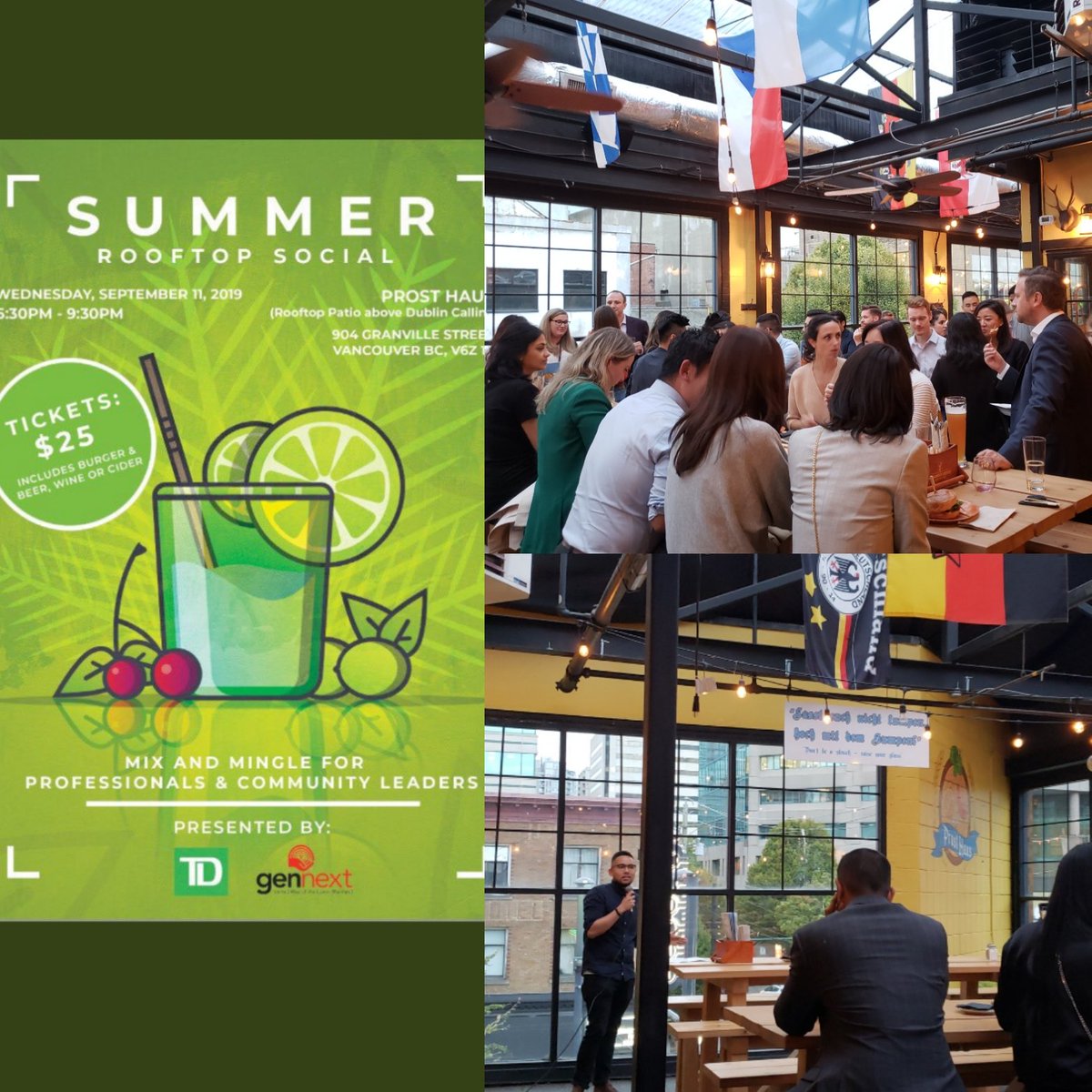 KayleeKw_TD's tweet photo. Quality time meeting old and new friends at GenNext rooftop social event. Thank you for all the support you give in the community and for organizing this awesome event! #TDGenNext #unitedway @LowenTrang_TD @GurjivChahil_TD @AndyCribb_TD https://t.co/x8Tt8STTyF