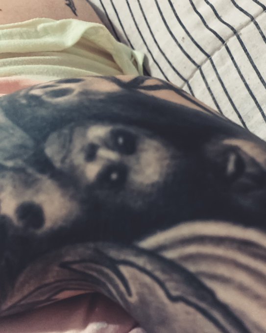 as tatuagens q tenho no braço direito ? https://t.co/S1AkuJbxxg