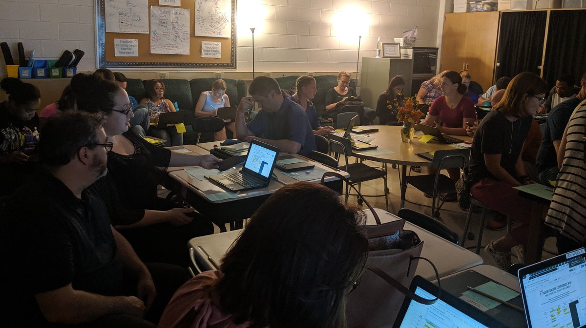 MRoyack's tweet photo. What a great turn out for Back to School Night! ♥️  Thank you to the wonderful parents of D-41 &amp; D-39 for coming out and being excellent @GetKahoot players! 💻 #allin4theVille @MeganPschar  @VDVpal https://t.co/lLGSzaAfJJ
