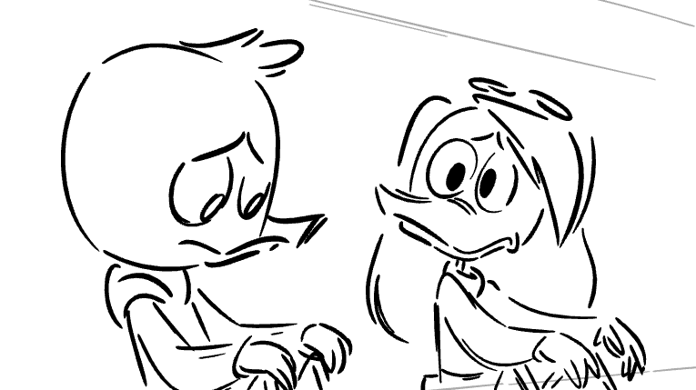 I was really touched to read this about a scene I boarded in the #DuckTales finale. Animation is weird because you don't get to see people react to the stuff you draw for over a year, but it's worth the wait. ☺️ https://t.co/AqYdfGB4Sb