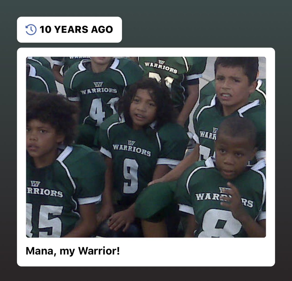 hanamoniz's tweet photo. @ManaMoniz_ ALWAYS A WARRIOR #imua #fortheloveoffootball #runningback #hawaiian @SUUFB https://t.co/88DfvwFqD3