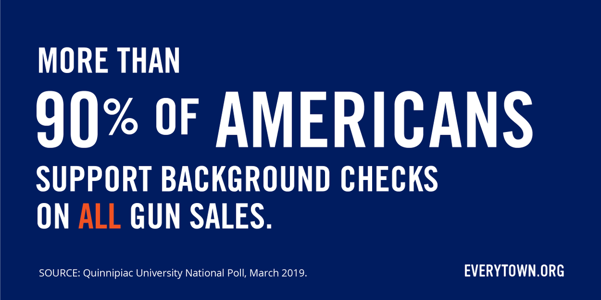 Retweet if you’re one of the more than 90% of Americans who supports background checks on all gun sales. #DemDebate #DemocraticDebate