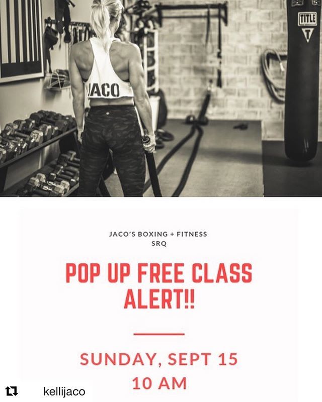#Repost @kellijaco with @get_repost
・・・
Join us for our 6th USA Boxing Amateur show on Saturday night AND THEN sweat with us Sunday morning at 10 am!! This is a FREE POP UP CLASS on us! See you all this weekend ⭐️🖤💥
#jacoboxing #jacostrong #jacos… ift.tt/2UQYOAW