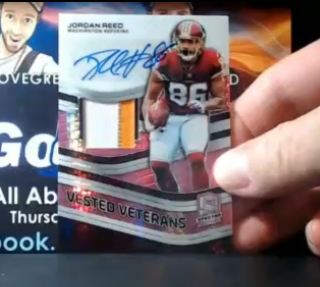 GoGTSLive's tweet image. WHAT A BOX of @paniniamerica Spectra... and ALL OF THIS is getting given away!

RT &amp;amp; Watch Live to Enter: bit.ly/GTSTwitch

Drew Lock /50 auto
Brady /15 parallel
Jordan Reed Auto Patch
Kyler Murray ONE OF FOUR Triple Patch!!! #WinWithGTS #WhoDoYouCollect