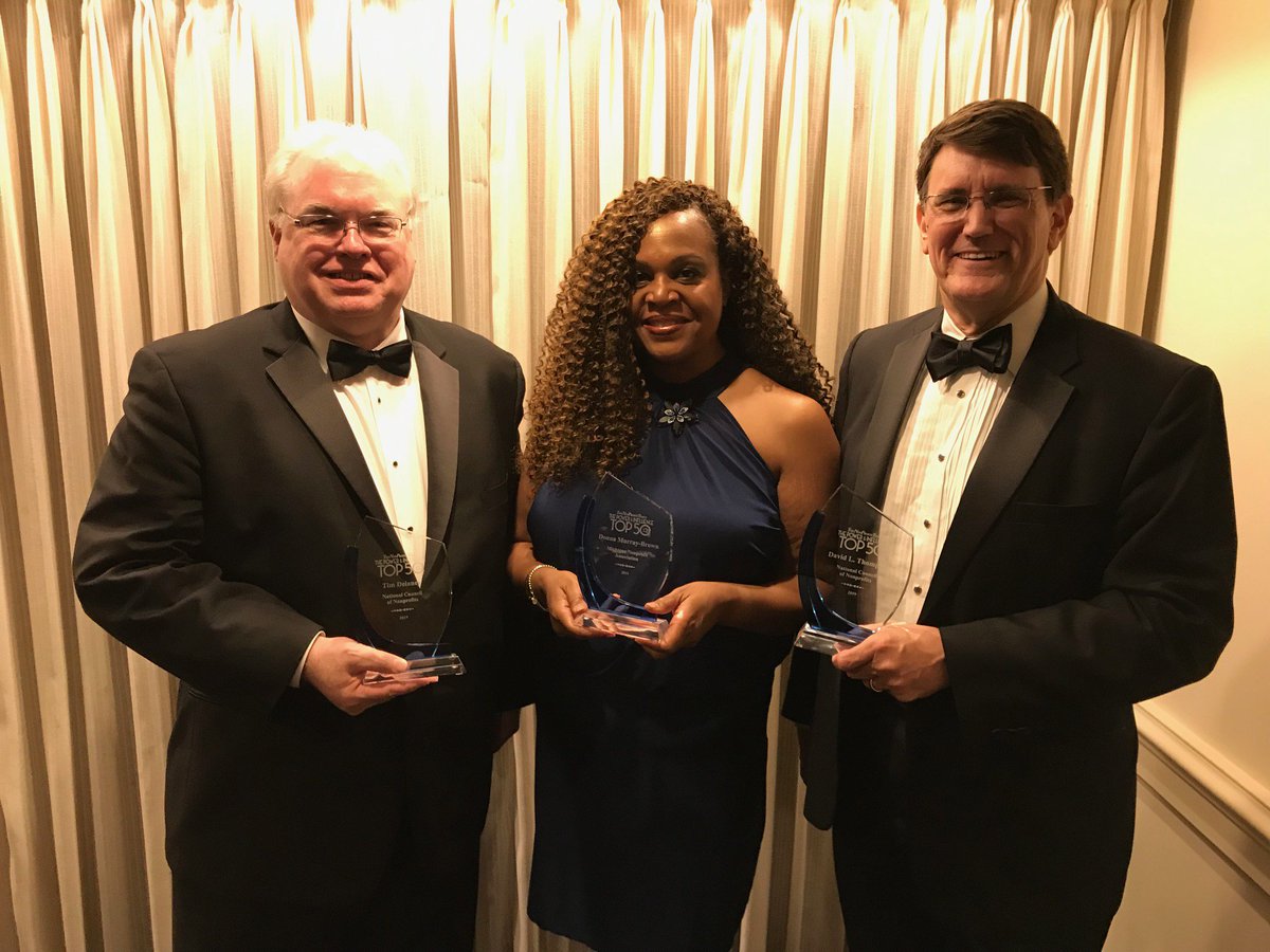 So honored that our President &amp; CEO Tim Delaney, VP of Public Policy <a href="/DavidLThompson6/">David L. Thompson</a>, and Board Chair <a href="/dmurraybrown/">Donna Murray-Brown</a> of @MNAonline were named as part of <a href="/NonProfitTimes/">NonProfit Times</a> #NPTpower50