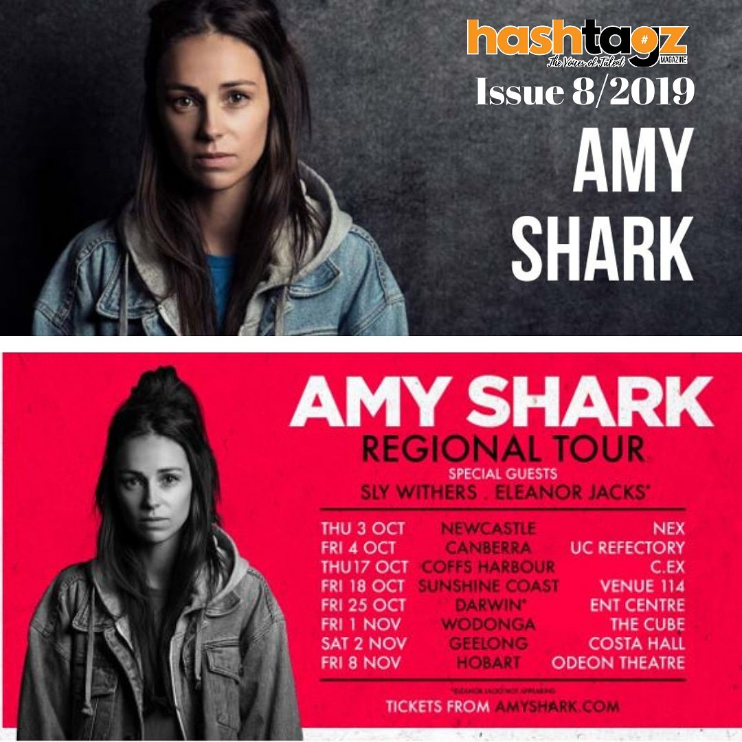 HashtagOzMag's tweet photo. Amy Shark is back home in Australia. Check out Nationwide tour dates and catch up with what Amy has been up to all year. Download issue 8, via https://t.co/4fUmAq9KWm.

#amyshark #amysharkmusic #australianmusictour #australiansingerssongwriters #australiansingers #australianmusic https://t.co/gF730DnSNH