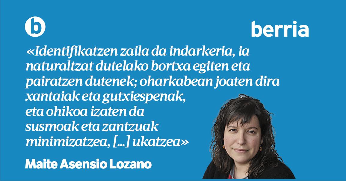 berria's tweet photo. 'Justiziak banalizatuta' @MAsensioLozano-ren #Analisia 
https://t.co/l00SgZjtGs https://t.co/2vpS1gkGAT