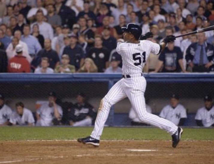 Happy birthday to Bernie Williams, one of 2 players to hit multiple walk off post season homers 