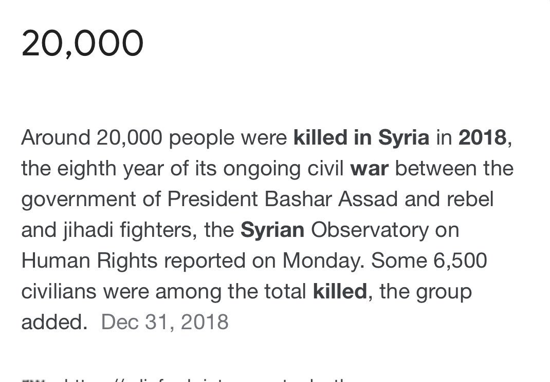 Abramjee's tweet image. Around 20 000 people were killed in Syria over 12 months. Around 21 000 were killed in South Africa.