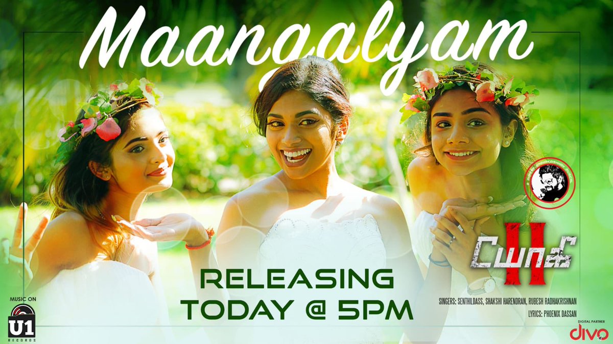 rubesh_krish's tweet photo. Tq @divomovies and @U1Records #Maangalyam #Yogi2SingleFromToday #rubeshmusic https://t.co/jcrXmYmBSV
