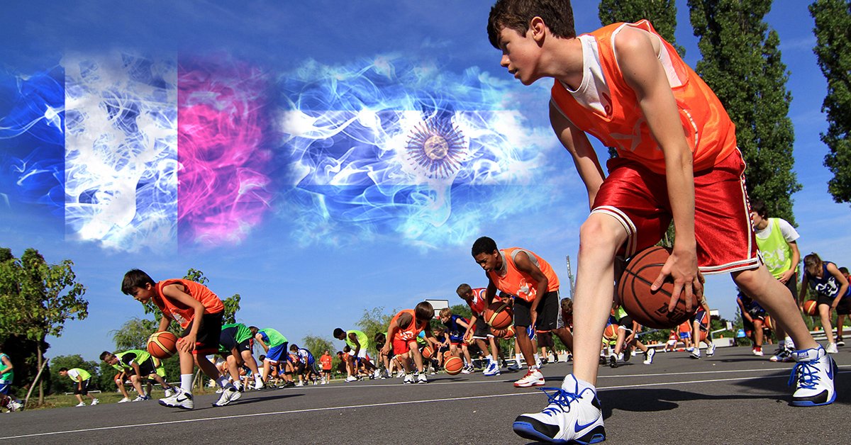 On ne sait pas vous, mais chez SEJ, nous sommes déjà prêts pour la 1/2 finale Argentine-France !! #ARGFRA #TeamFranceBasket <a href="/FRABasketball/">Équipes de France de Basket</a>