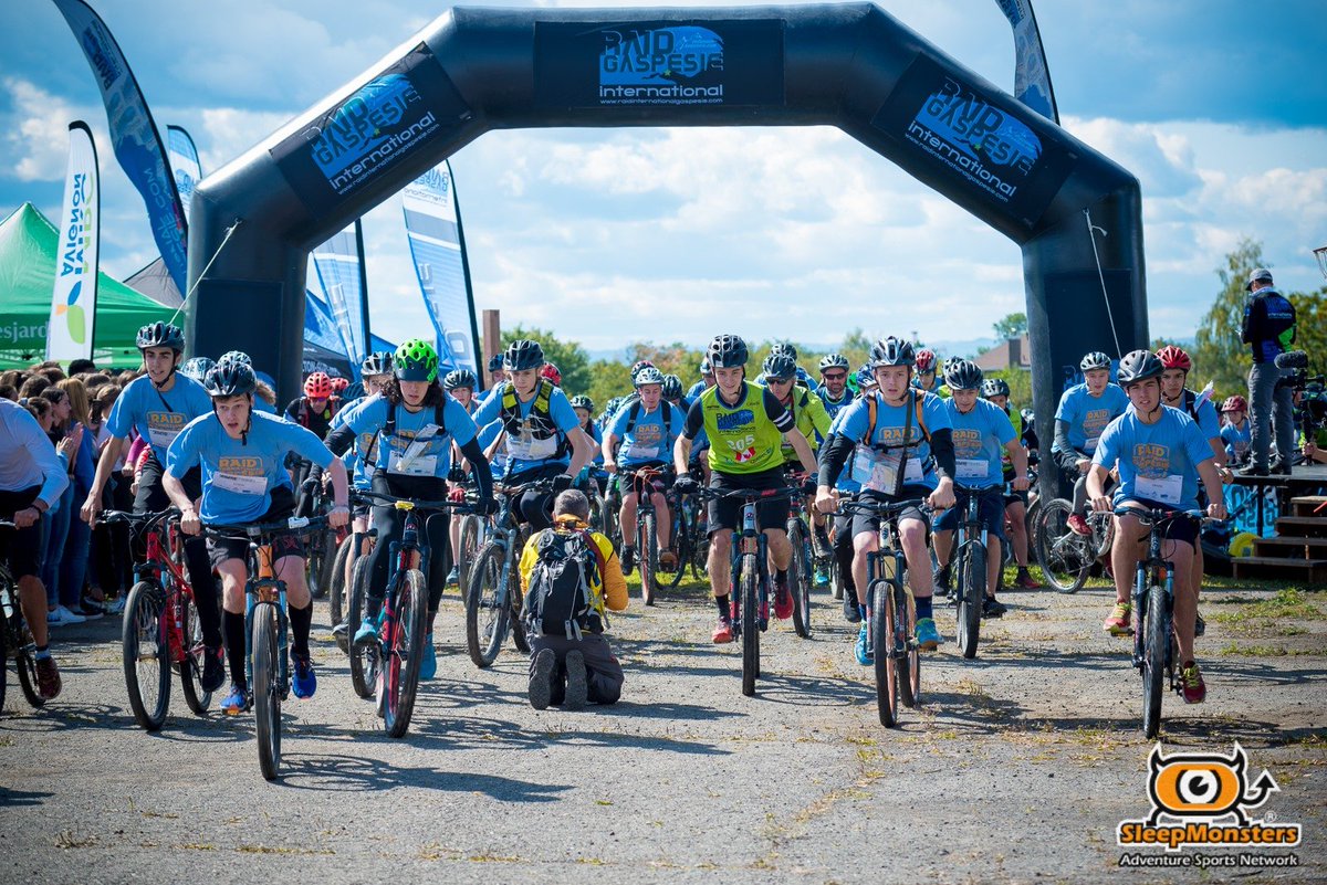 adventurenet's tweet photo. Pyro is our man at @raid_gaspesie &amp; here's his first report on the Youth Prologue, which had 300 school children racing with the athletes who will start the 150km and 300km courses tomorrow.

https://t.co/XXzS6tXGIT https://t.co/CVSPlHgXEb