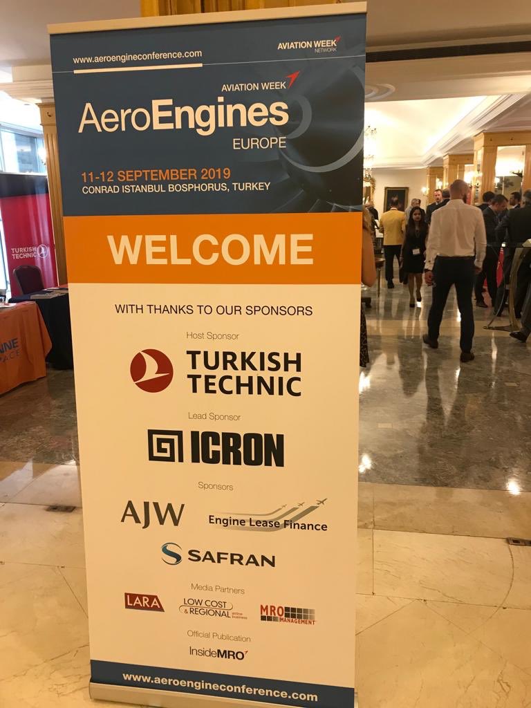 av_week's tweet image. Great week in Istanbul for Aero-Engines Europe 2019! Thank you to all involved #AEEUR @AvWeekEvents