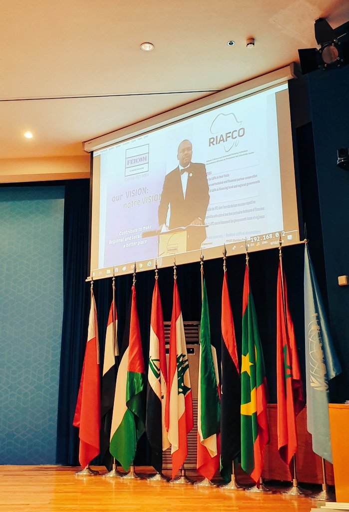 fmdv_org's tweet photo. Philippe Akoa @FEICOM1 Director @riafconetwork President introducing to #SCFForum key role of #SubnationalDevelopmentBanks in #Localizing #ClimateFinance #Calling #MDBs #PrivateInvestors #DevelopmentPartners to #BetterEngage for #Efficiency #Impact #StayTuned #UNSG #ClimateSummit https://t.co/YQeaBN3OvG