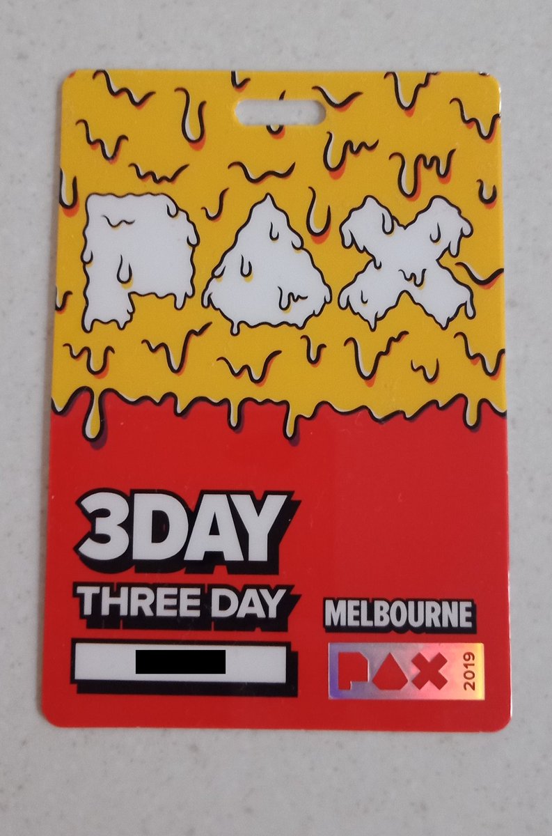 DrGamerGirl's tweet photo. Hiya friendos,

Urgently need to offload my #PAXAUS 2019 three day pass cause I can't go and need the money. Paid $170, selling for $150 (plus postage).

Retweets are appreciated. https://t.co/OADYilKFG2