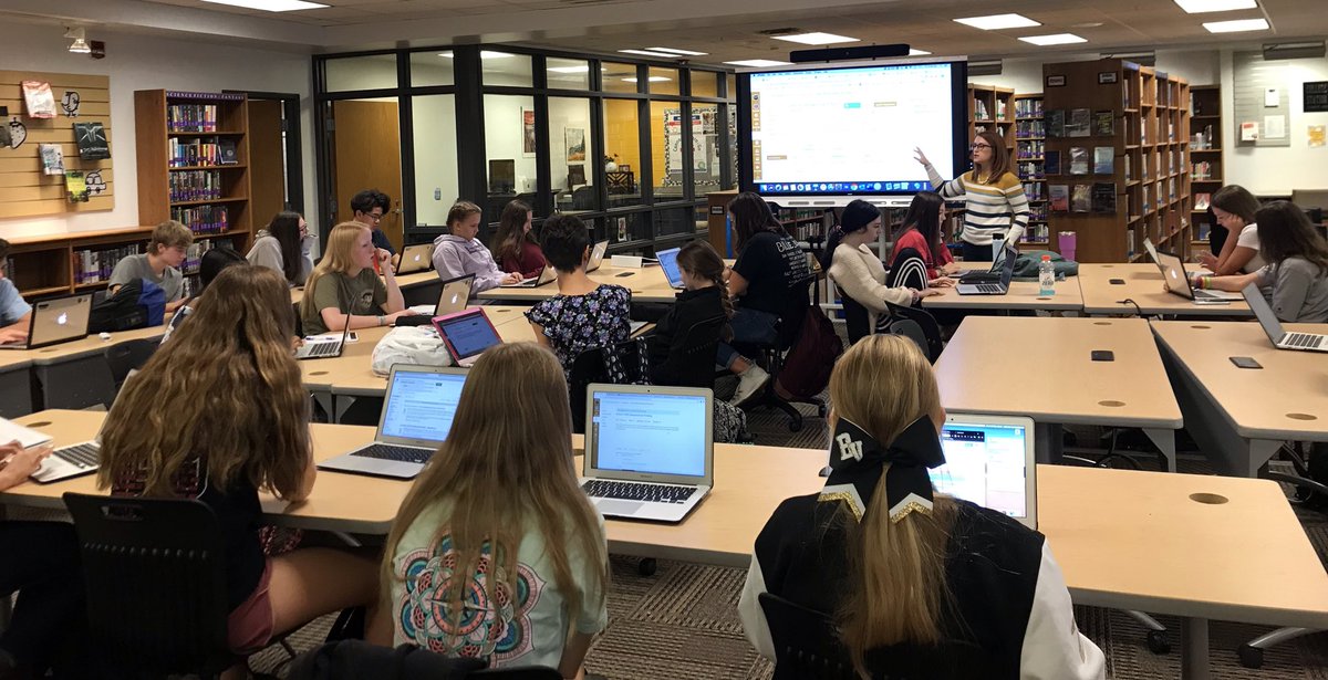 BVHLibrary's tweet image. Honors Biology students have been working on Boolean search terms and advanced searches to find database articles that back their scientific research.  #AdvancedSearches #GritResilience @bvlibraries