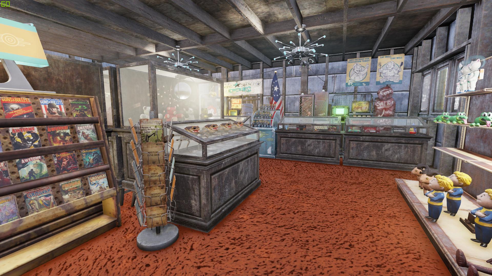 ぼちぼち めっちゃきれいなお店風ディスプレイ発見 ちゃんとお店です Fallout76 フォールアウト76 T Co 6x78oyt5a9 Twitter