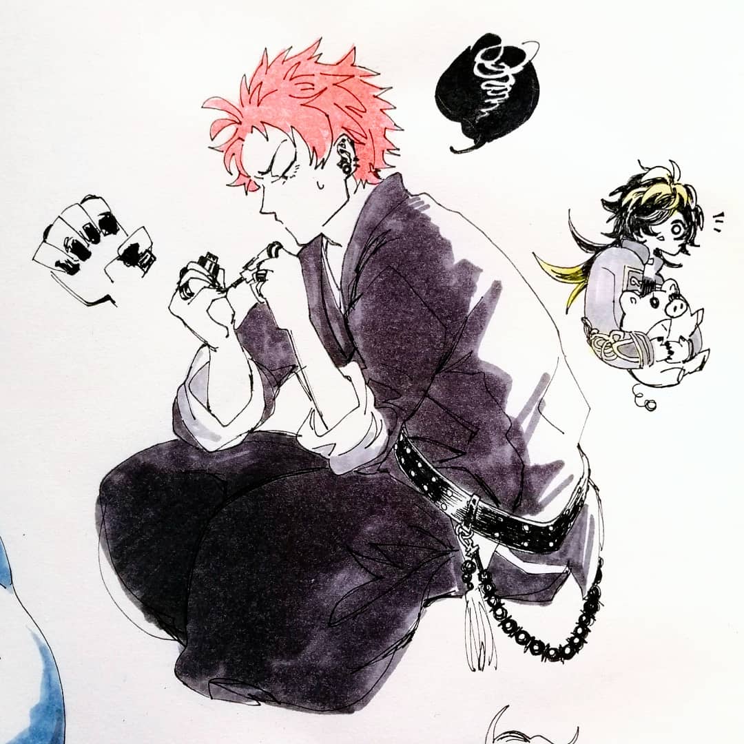 Alex Sweetoblivion Me Working As A Nail Artist Wondering How Do They Apply Nail Polish Perfectly They Re Now My New Favorite Bois ヒプノシスマイク ヒプマイ Hypnosismic Badasstemple