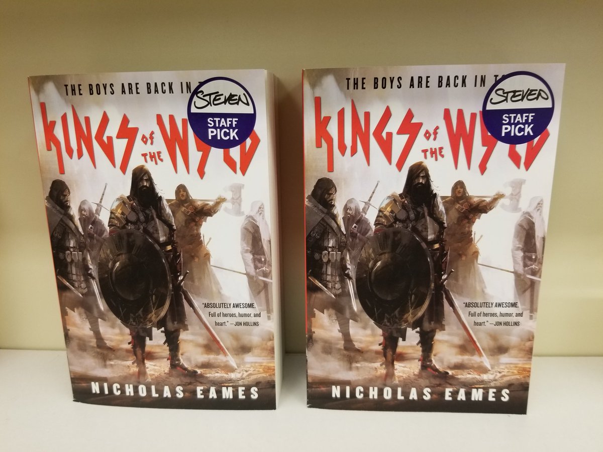 My new staff pick is up in our bay at Coles Eastgate. Always proud to rep Canadian talent and amazing #fantasy. If you're looking for a hilarious and exciting adventure, look no further.
 <a href="/Nicholas_Eames/">Nicholas Eames</a> #kingsofthewyld
<a href="/chaptersindigo/">Indigo</a>