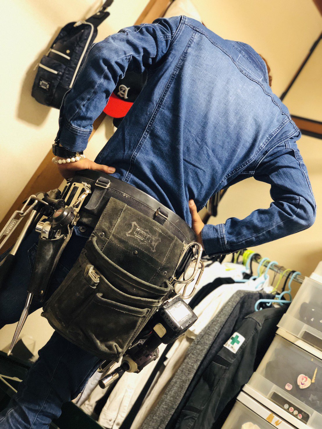まさと 腰道具かっこいいわぁ 土木の腰道具じゃないけどw 土木 腰道具 ニックス 土牛 まさと 腰道具かっこいいわぁ 土木の腰道具じゃないけどw 土木 腰道具 ニックス 土牛