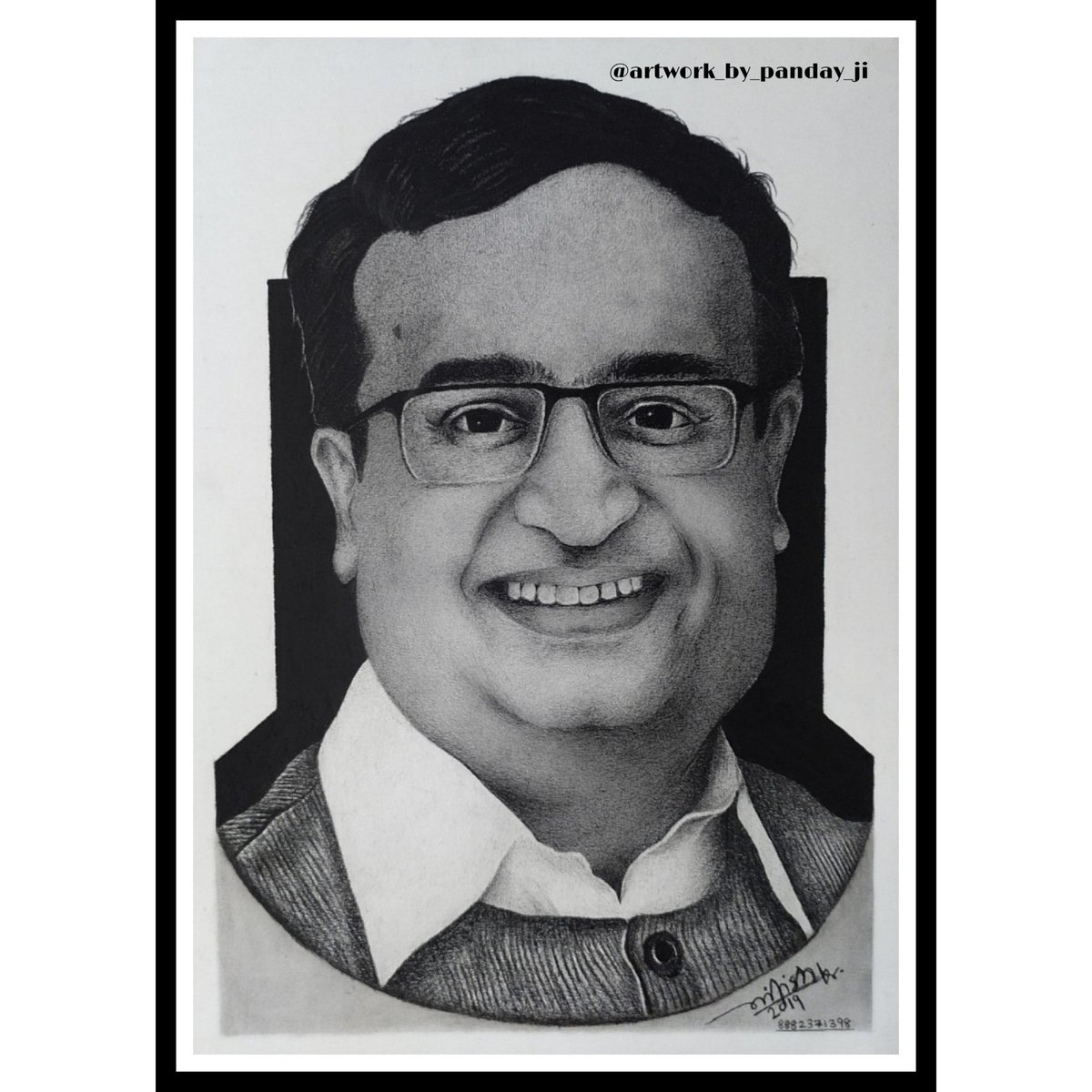 panday_ji_art's tweet photo. A #pencilportrait of Former INC minister @ajaymaken . By me @panday_ji_art . #pandayji #pencilwalawritter #worldofartists #finearts #indianpolitics . #INCindia https://t.co/U8Z6Kx31KF