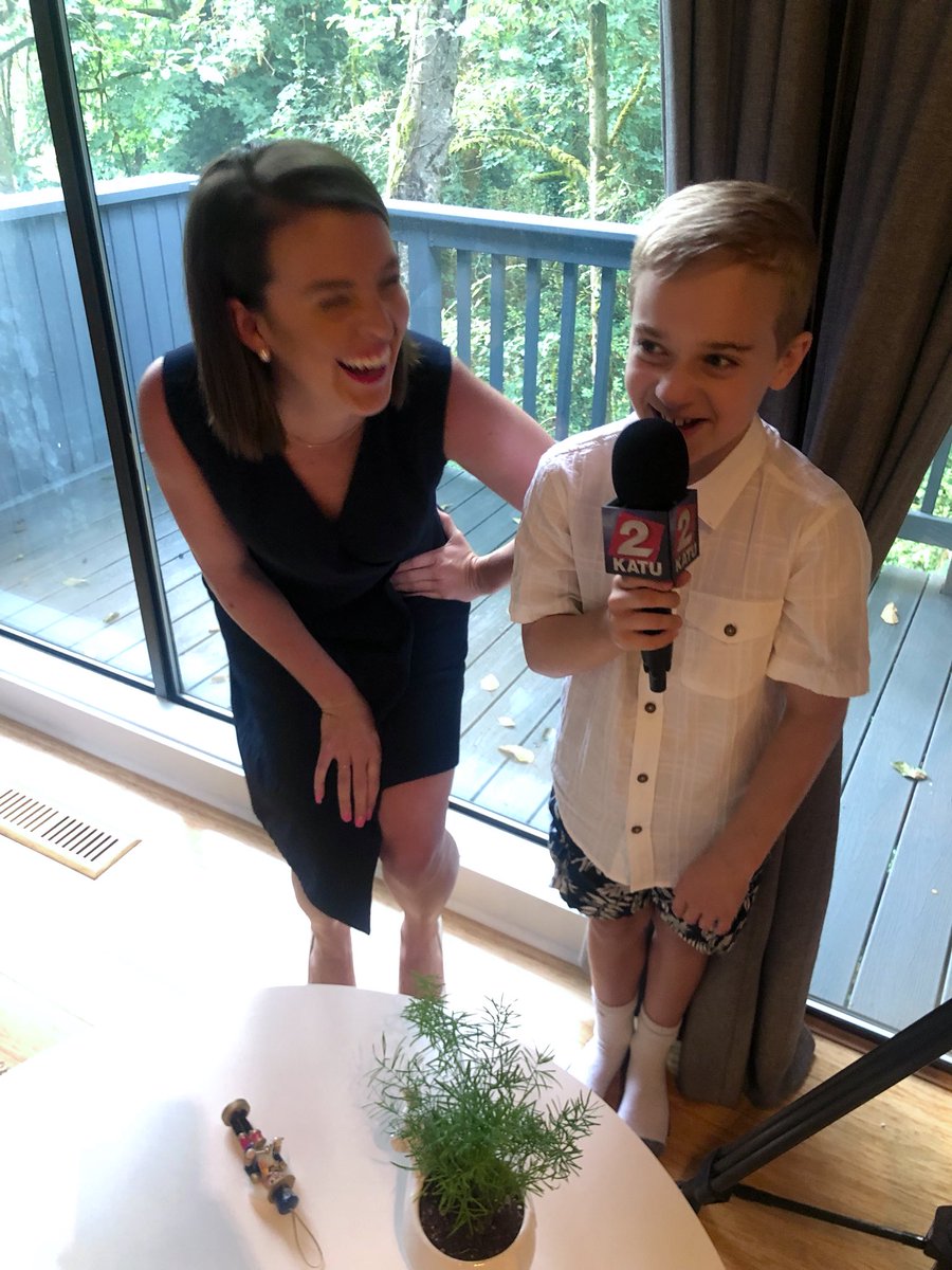 GenevieveReaume's tweet photo. Coming up #LiveOnK2 right now - meet this incredible kid, Cooper. How he isnโt letting #autism stop him from being successful and the tools his family has learned that all families can benefit from. #kindisbetter https://t.co/TI30GfnFto