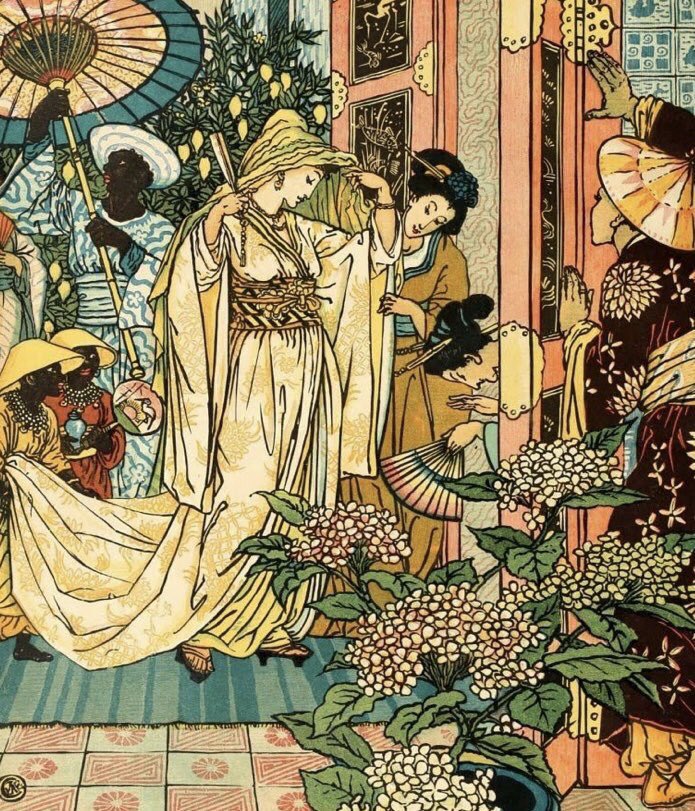 O Xrhsths のあと Sto Twitter 印象って結構大事で意味はあるかも アラジンと魔法のランプ みたいに物語の舞台が中国でアラジンも 中国人で挿絵が描かれた当時 ジャポニスムの影響が大きくて皇帝の娘の姫や従者が日本人にしか見えない極東アジアっぽい話も ディズニー