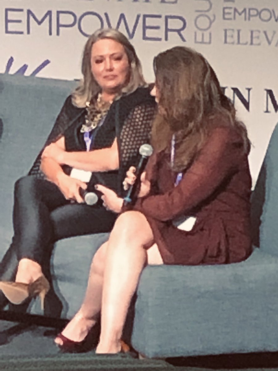 “I’m on a treadmill doing the same thing” and with that Louise Davis quit her senior role at Newscorp and took time out to find her purpose in life. “Letting go of control was the hardest part. But what was in the other side was worth it.” 
#wimconf19 <a href="/WIM_Aus/">Women in Media</a>