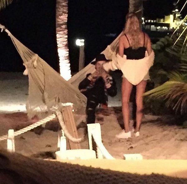 January 2, 2016: Hailey and Justin in Anguilla.