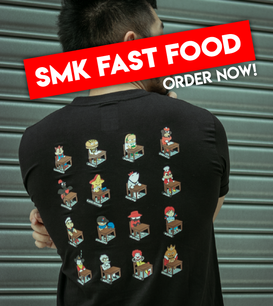 ernestngBRO's tweet photo. When you need a new Tshirt. #SMKFastFood Tshirts are now available for order >>> https://t.co/W4zjR3kX5T https://t.co/Jn5F9hxFCE