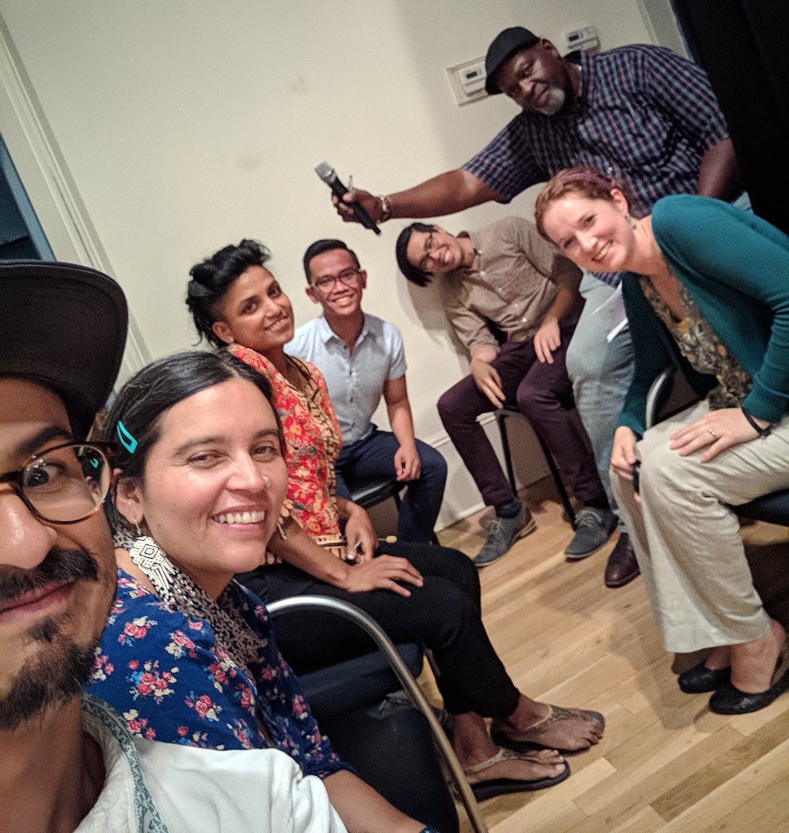 NewEconomics's tweet photo. Thanks to the crew who shared stories about their work at #RadTalks. From Rural Electric Coops, to Democratic Loan Funds, Sanctuary Workplaces &amp; Climate Justice Legislation. If you need a remedy to the #DemDebate, watch this instead: https://t.co/B1YF26i7SZ #SolidarityEconomyFam https://t.co/XcPkAvGG7D