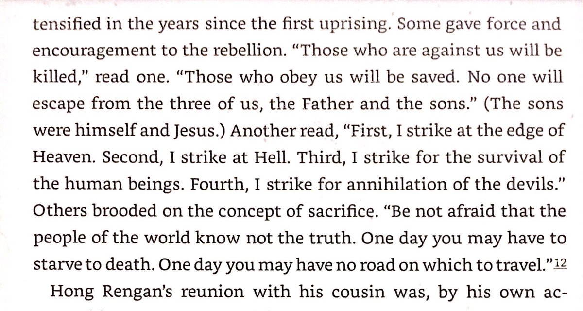 The Taiping capitol of Nanjing was heavily fortified, resisting Manchu siege. The Confuscian & Daoist temples had been destroyed, and the local Manchus exterminated. Apocalyptic war propaganda covered the walls.