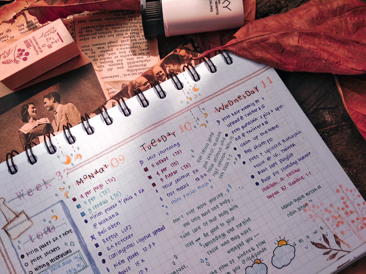 Ripalojinavi's tweet photo. A half of my art b uj o
w e e k
37
#bulletjournal #artjournal #journaling #planner #planneraddicted #creative #plannerwithme #plannerandjournal #studyblr #indonesianplanneraddicted https://t.co/jix38lhwDn