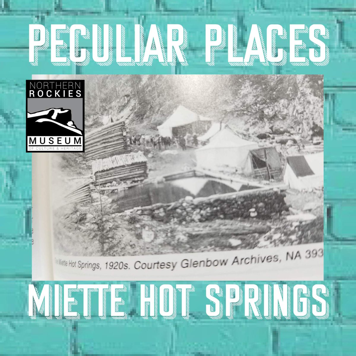 It may seem hard to believe but this small, remote valley and its hot springs were known as early as 1839 to Hudson's Bay company fur traders and independent trappers. 
It would have looked very different from the picture from the 1920's and from the aquacentre we know today.