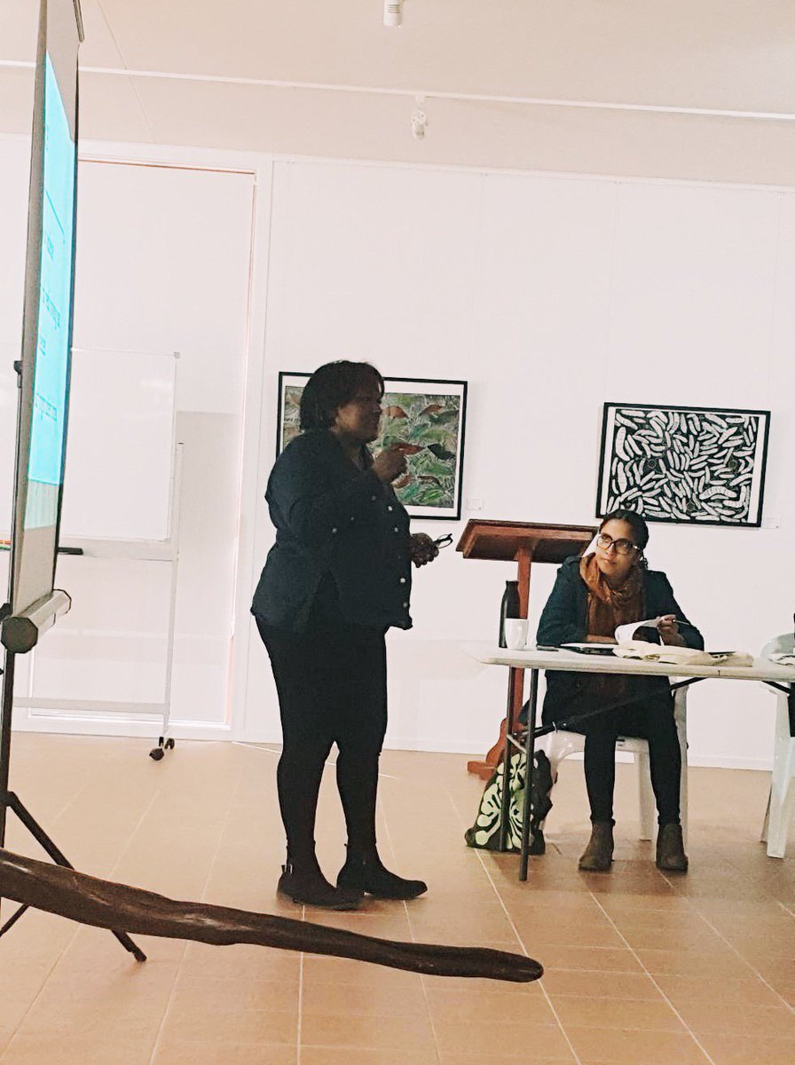 MGNSW's tweet photo. A few highlights from the 1st day of the #ACHAA Conference: #Armidale Aboriginal Cultural Centre Director Daisy William speaks about the centre; Aboriginal Creative Producer Bevan Quinlan talks about his role; Clem Dodd &amp; Wendy Spencer talk about Dharriwaa Elders Group of Walgett https://t.co/KlyM3nt0hJ